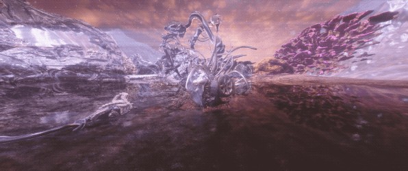 the bliss of metamorphing collapse.
